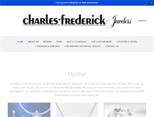 Tablet Screenshot of charlesfrederick.com